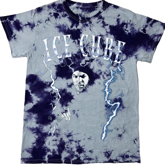 Ice Cube Other - Ice Cube Tie Dye Short Sleeve Graphic T-Shirt Blue Unisex Sz S